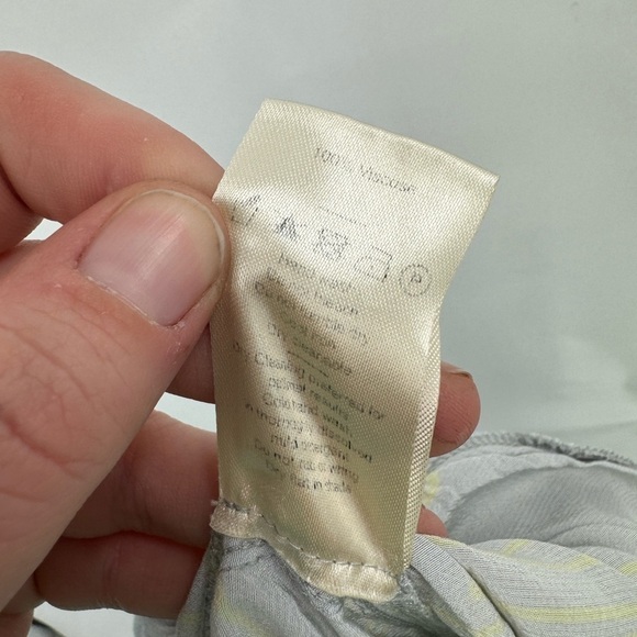 Elk Sentosa Hand Print RTR Wide Flowy Assymetrical Leg Women Small Pants - Picture 10 of 12